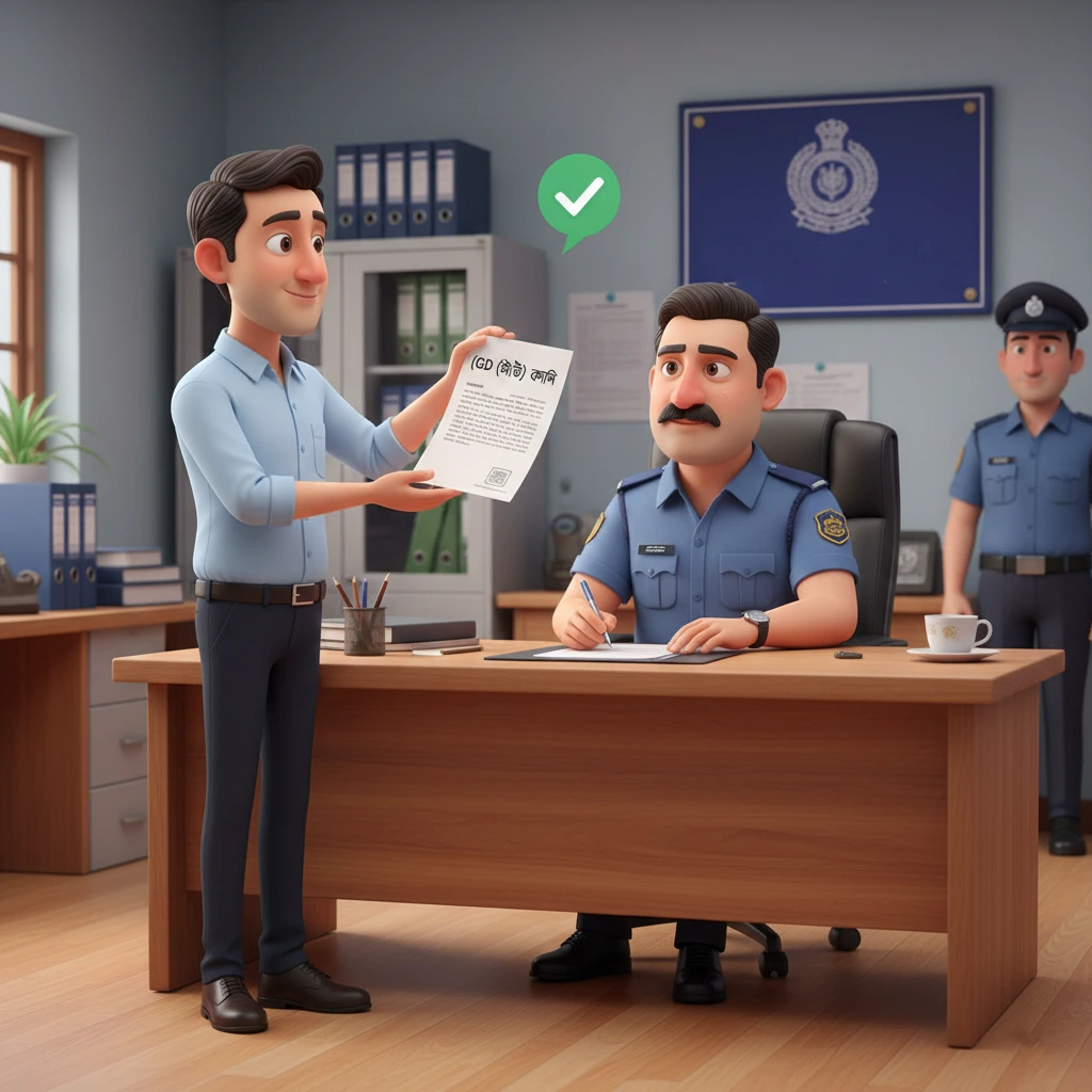 জেনারেল ডায়েরি (gd) করার সঠিক নিয়ম ও নমুনা edited converted